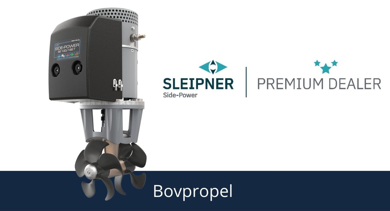 Sleipner sidepower bovpropel installation zink