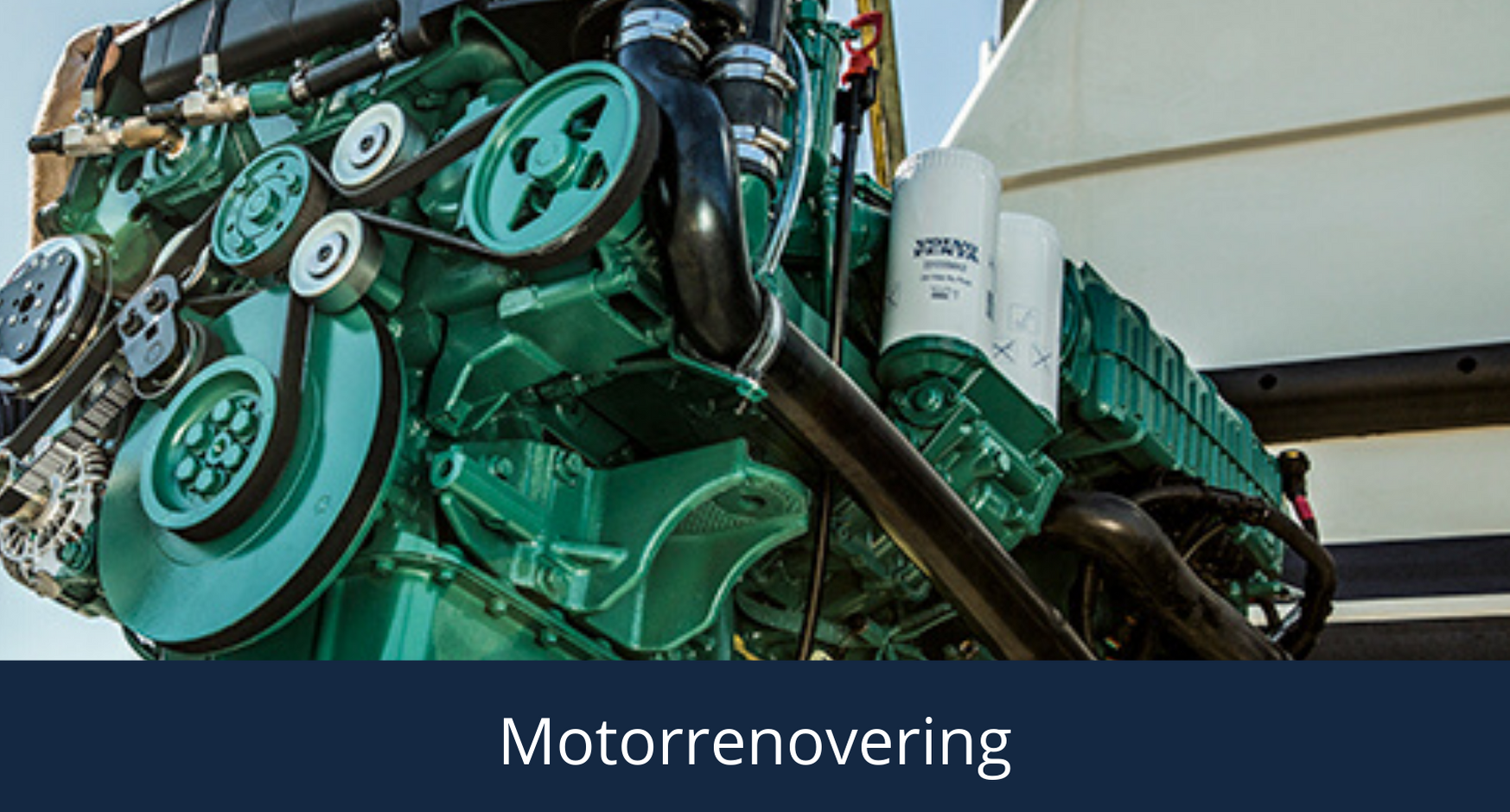 renovering båd motor Volvo Penta reservedele